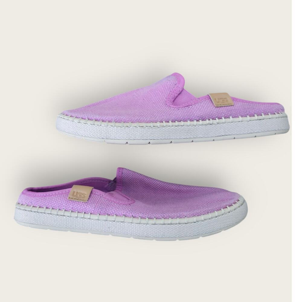 Ugg Delu Slippers Espadrille Slip On Pink/Purple Shoes Women Sz 7 1125093 - Picture 6 of 10